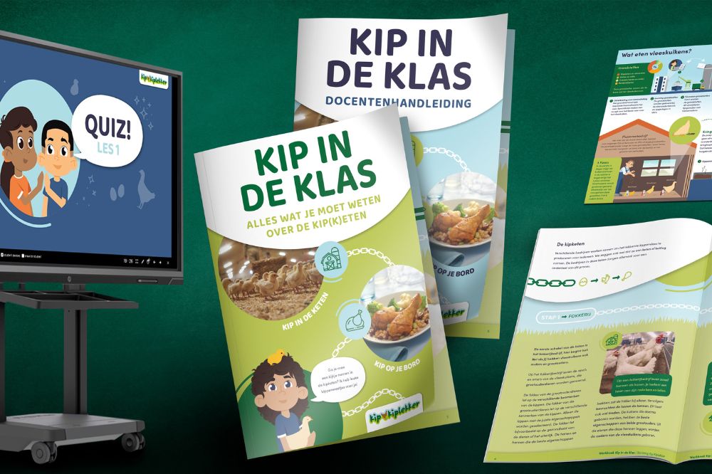 Al meer dan 3.000 kinderen kregen lespakket 'Kip in de klas'